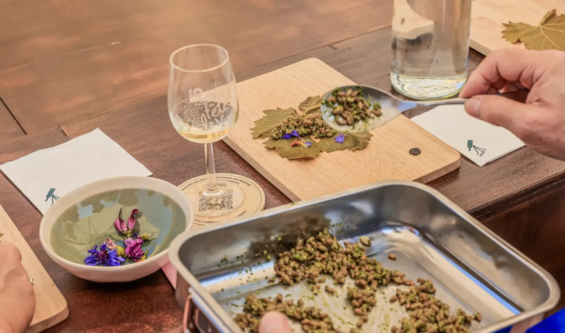 Vins de Bordeaux & cuisine veggie (Cuisinez la vigne !)