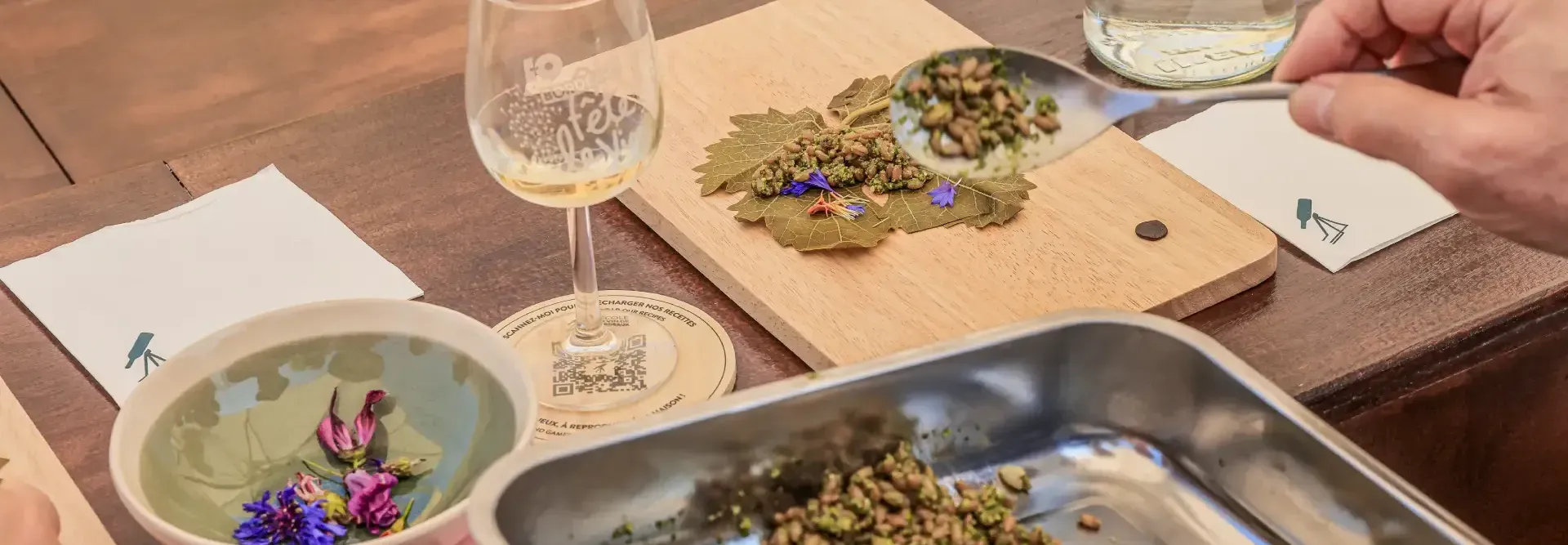 Cuisinez la vigne